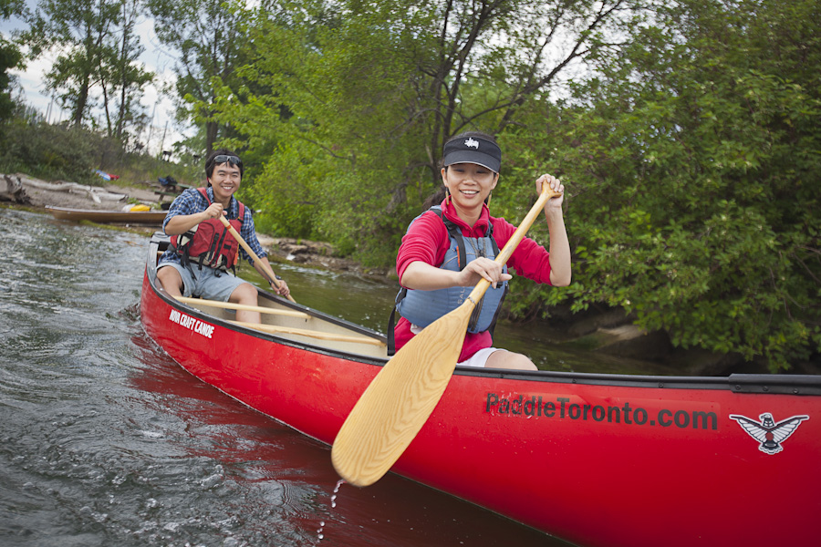 Introduction to Canoeing Evening Lesson Harbourfront Canoe & Kayak Centre